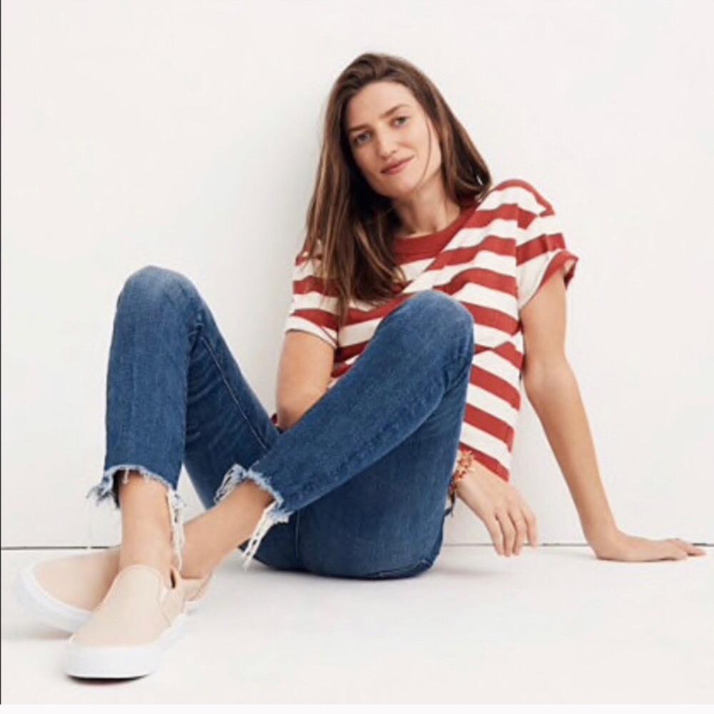 Madewell 9 Inch High Rise Cropped Skinny Jeans